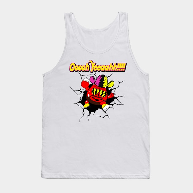 Kool Savage - Cowboy Hat Tank Top by BigOrangeShirtShop